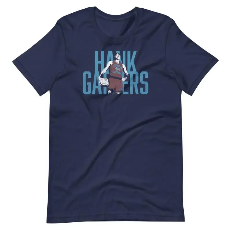 Hank Gathers Basketball Navy T Shirt