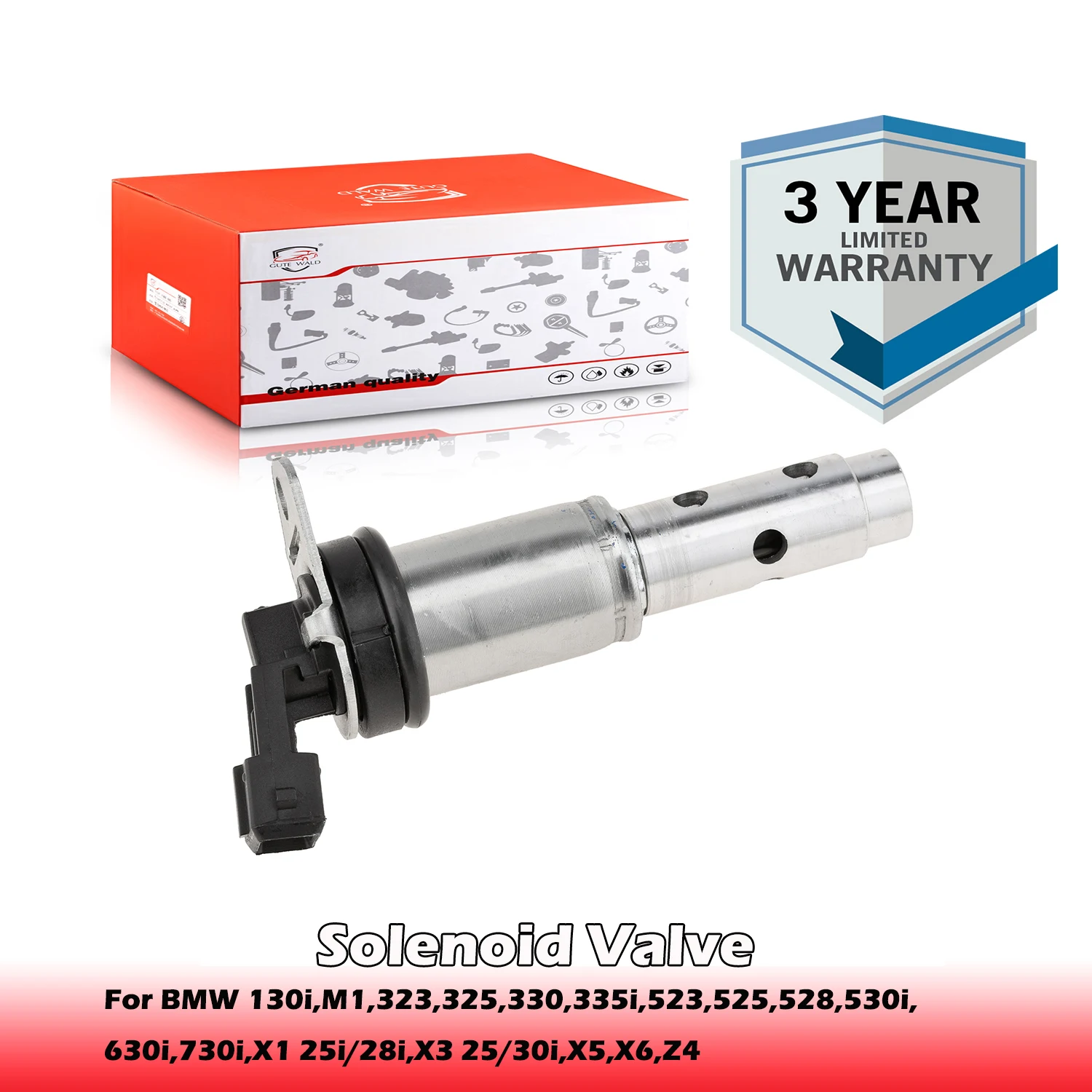 

Solenoid Valve 11367585425,11367516293 For BMW 130i,M1,323,325,330,335i,523,525,528,530i,630i,730i,X1 25i/28i,X3 25/30i,X5,X6,Z4