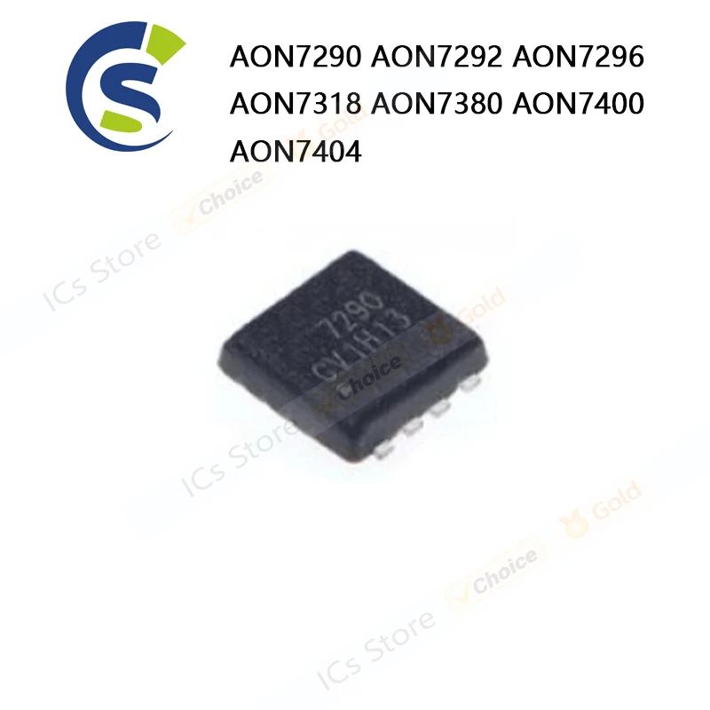 10PCS 100% New QFN-8 Chipset AON7290 AON7292 AON7296 AON7318 AON7380 AON7400 AON7404