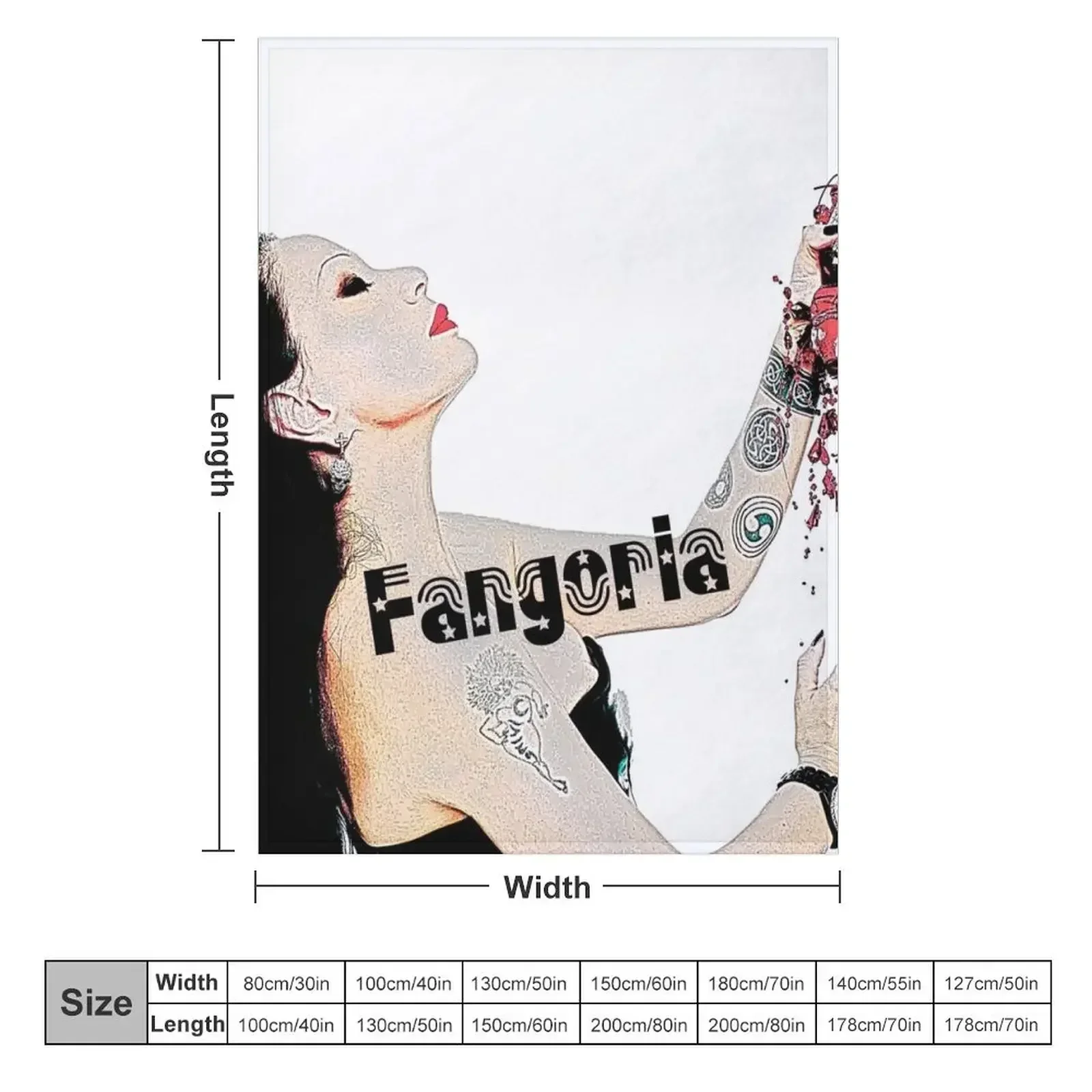 Fangoria Miscellaneous Alaska Sticker Throw Blanket warm for winter Moving Custom Bed covers Travel for winter Blankets