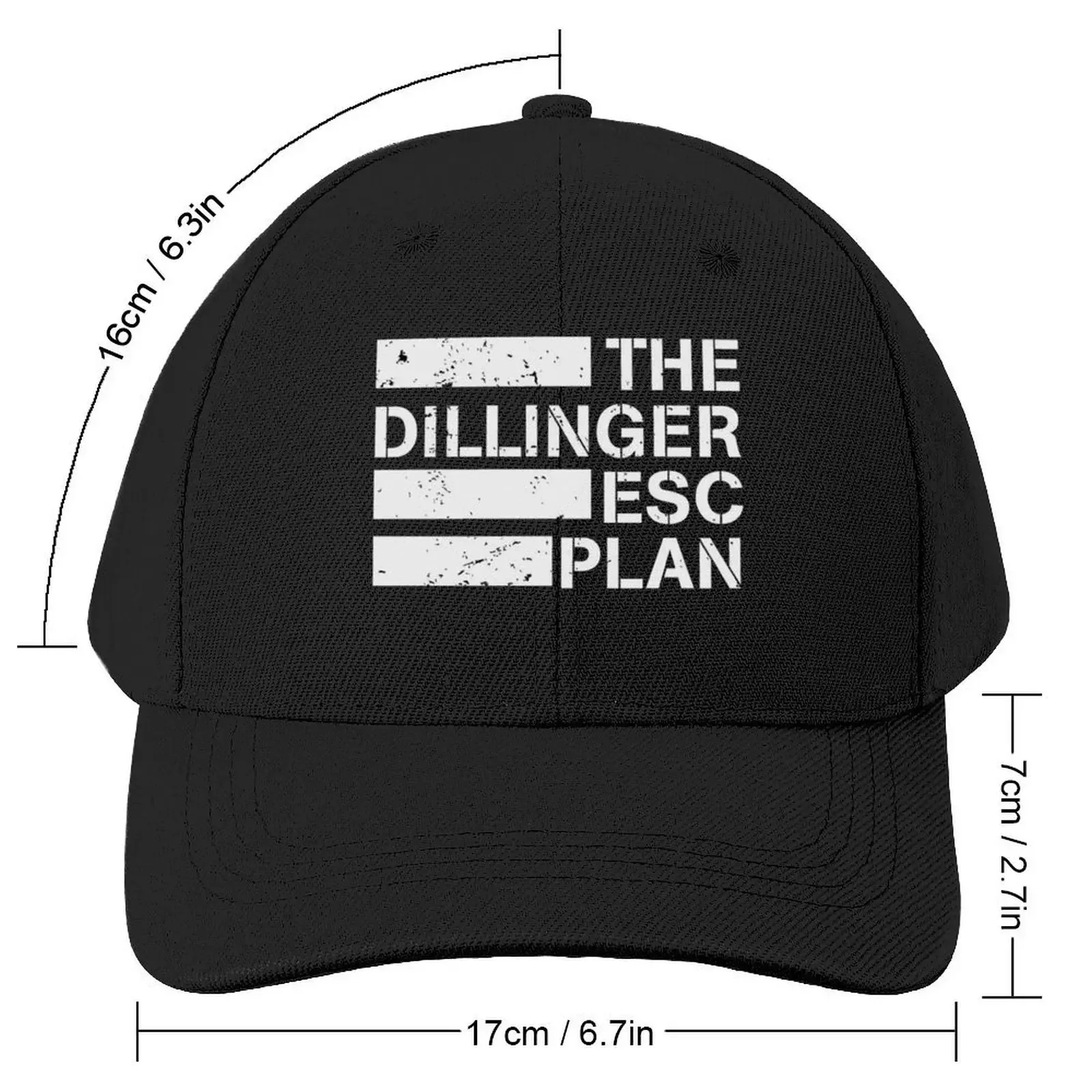 The Dillinger Escape Plan Art Baseball Cap Military Cap Man Bobble Hat Mountaineering Hat Man For The Sun Girl Men's