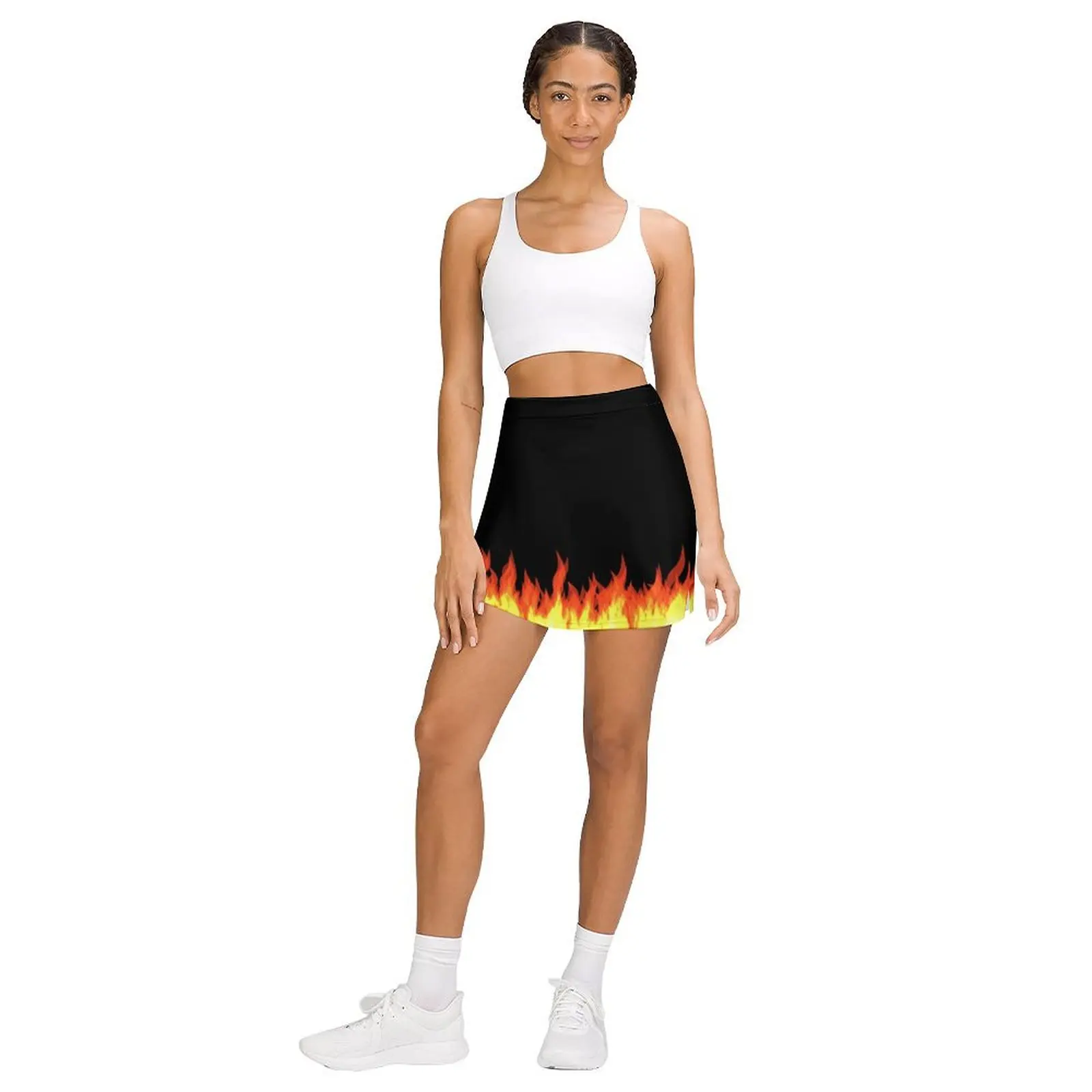 Flame-minifalda para mujer, faldas de lujo, vestidos de noche, verano, 2024, 2024