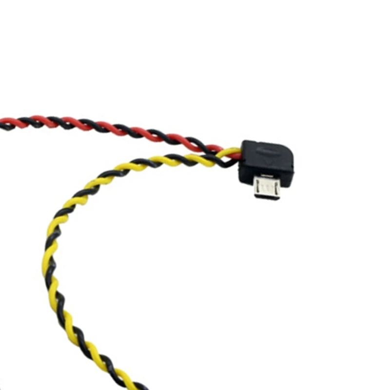 20cm Video Output Line Micro USB to AV Out Cable 5.8G Receiving Applicable for SJ4000 SJ5000 SJ6000 Cameras F19E