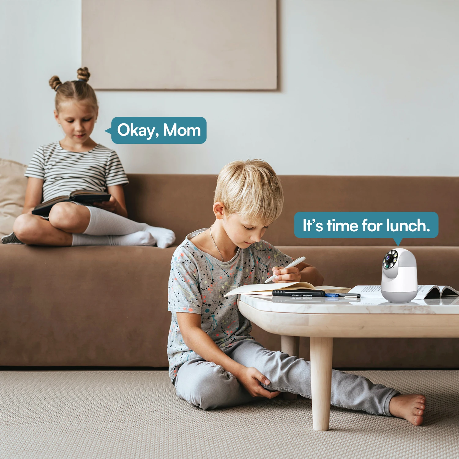 Telecamera WiFi da 4 MP Telecamera di sorveglianza IP wireless per interni Smart Home Rileva AI Tracciamento automatico Baby monitor di sicurezza PTZ da 2,4 GHz