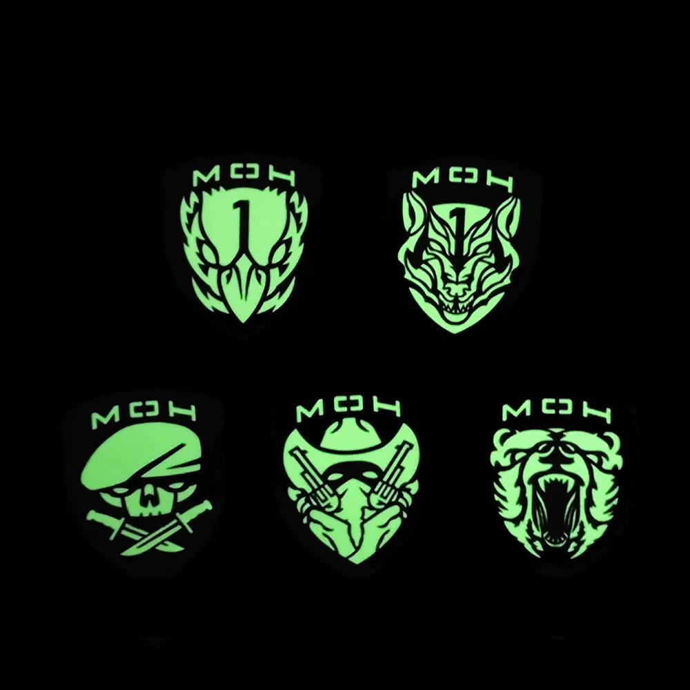 Infrared Reflective  MEDAL OF HONOR MOH  Patches Tactical Embroidered Patch Airsoft Special Force Army Badges  for Clothing