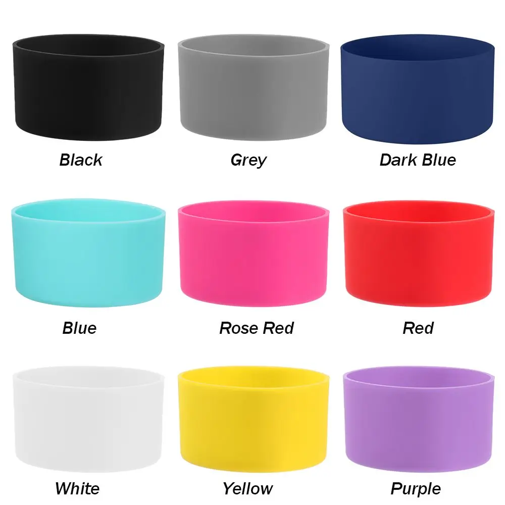 سيليكون التمهيد لزجاجة المياه 32-40OZ زجاجة ماء المضادة للانزلاق غطاء الأكمام السفلي لزجاجة المياه #5