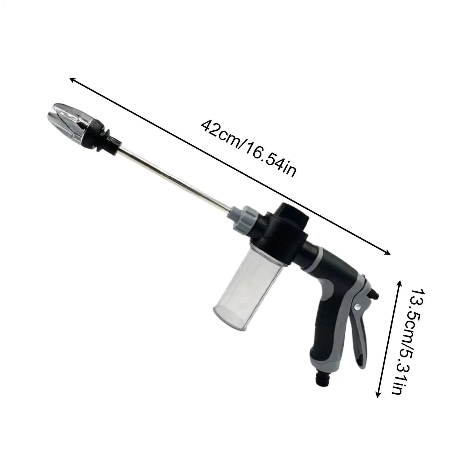 Electric Pressure Washer Portable Car Detailing Gun Adjustable Nozzle High Pressure Sprayer for Home Window Garden Yard Patio