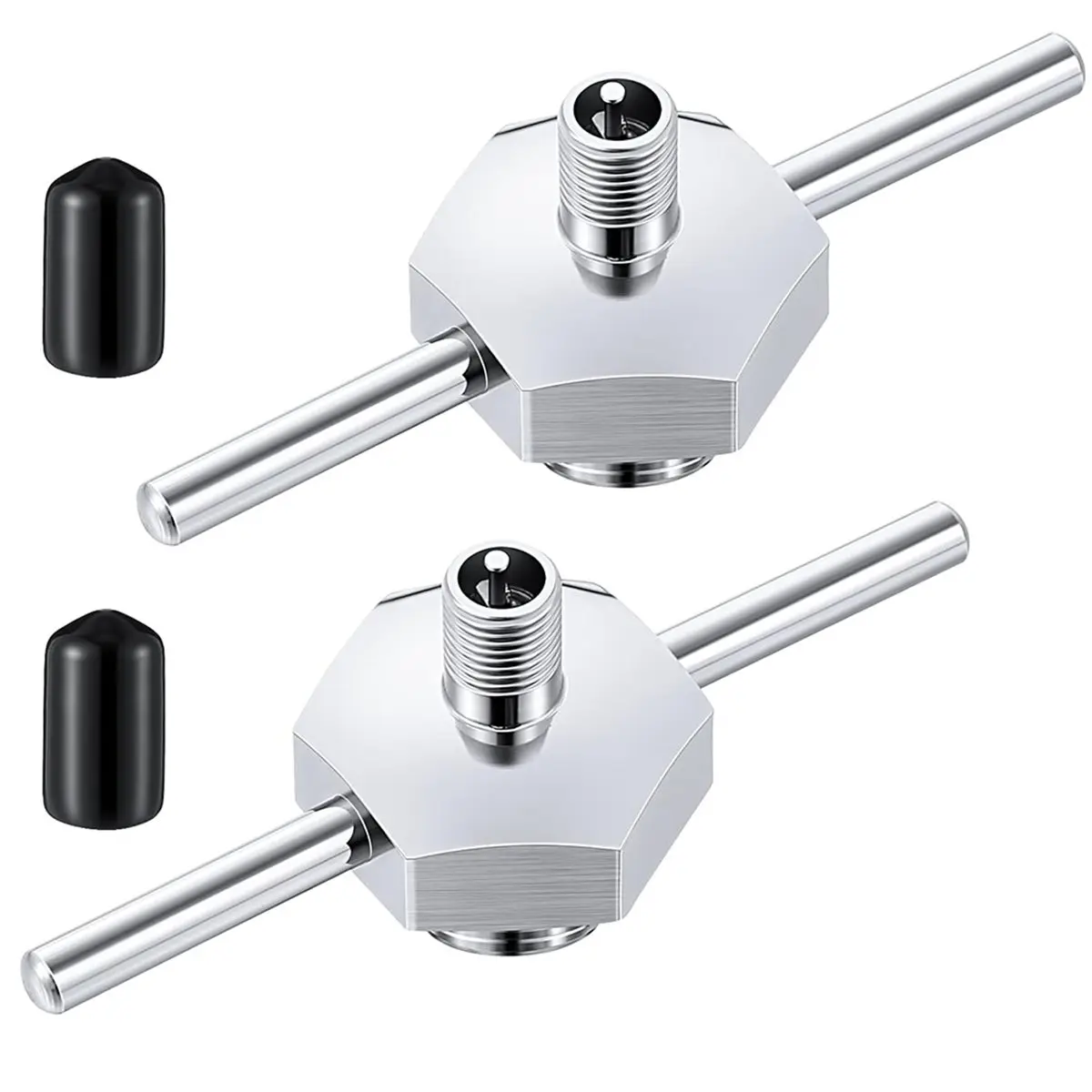 A24I 2pcs Vaper 19487 Spot Filling Cap, Filler Cap Assembly for Sprayer Non-Aerosol Spot, T-Bar Handle with Gasket
