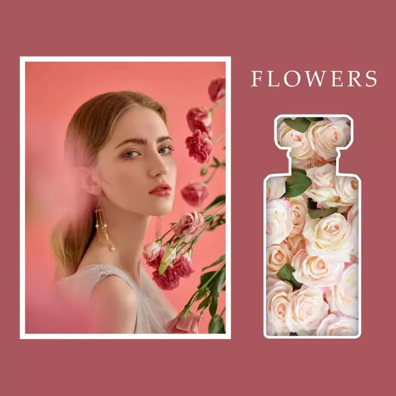 Luxury Brand Women's Perfume Natural Fresh Vanilla Rose Jasmine Eau De Toilette Radiating Allure Seductive Pheromones Perfume