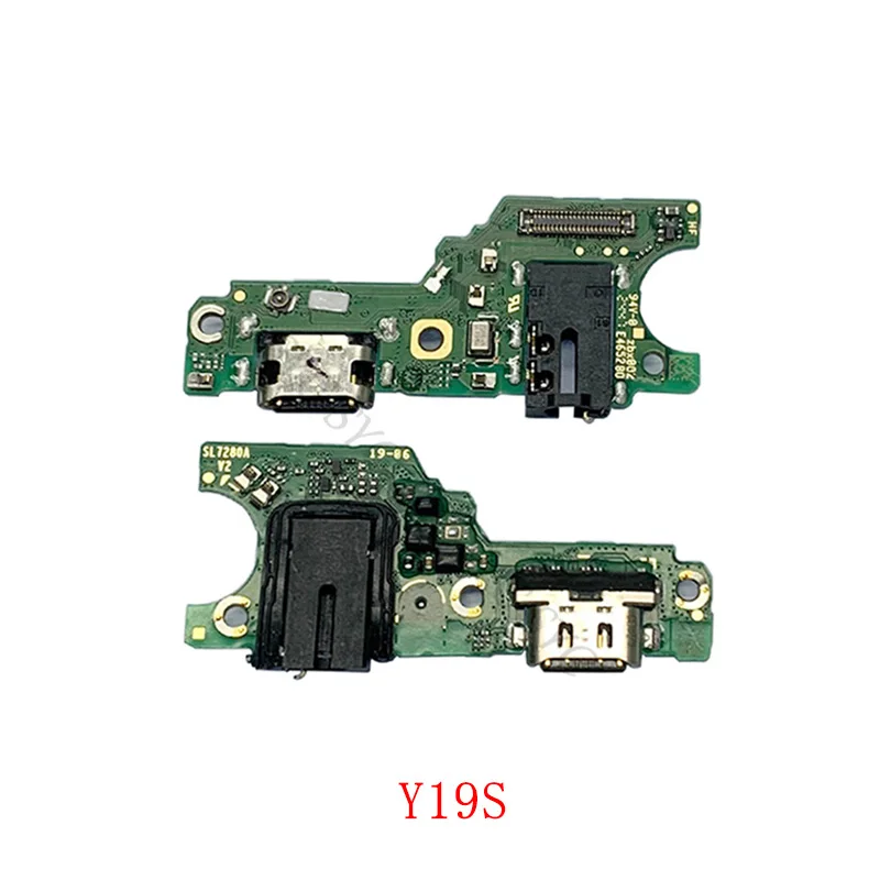 لوحة توصيل شحن USB لأجزاء إصلاح الكابلات المرنة لمنفذ الشحن VIVO Y19S Y04