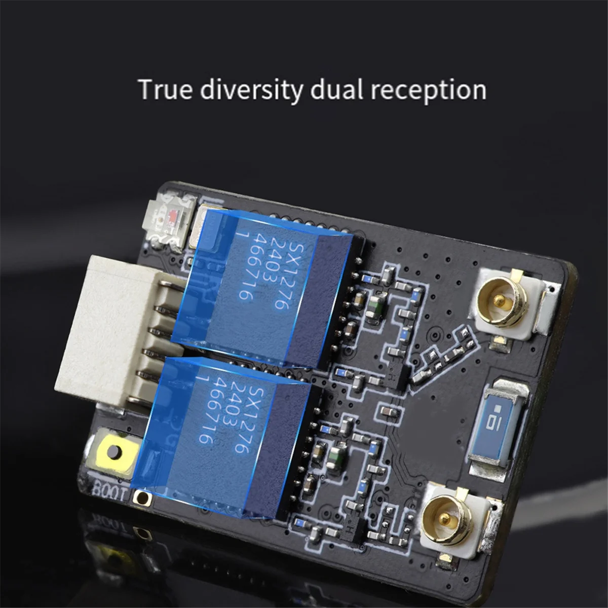 SEMOIC ELRS GEMINI RX جهاز استقبال مزدوج 915Ghz 150mm & 90mm هوائيات لتحسين أداء سباق الطائرة بدون طيار RC FPV