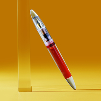 1pcs Moonman M2 transparent demonstration of large-capacity drop-in pen with pen holder and ink storage  school supplies