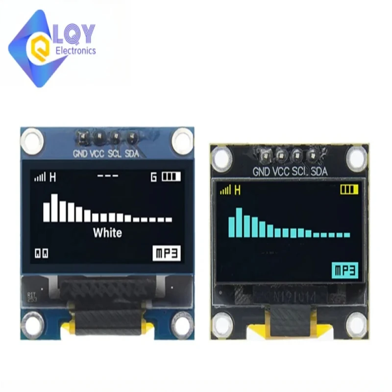 Módulo de pantalla OLED SSD1306 de 0,96 pulgadas, placa de pantalla LCD para Arduino, Blanco/azul/amarillo, 128x64, serie IIC I2C, 12864