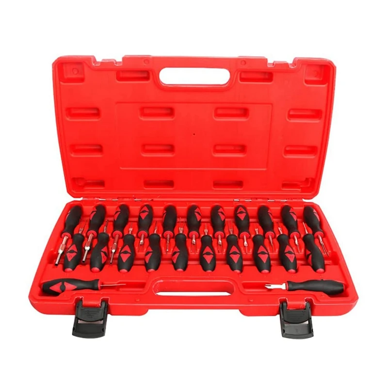 

23 PCS Universal Terminal Tool Kit Terminal Release Tool Set Electrical Connector Removal Tool For Various Vehicles