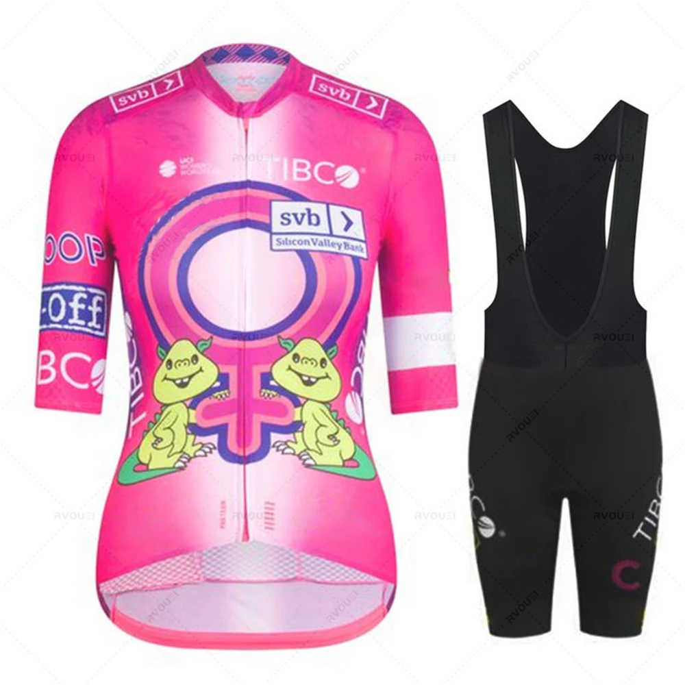 2023 Nippo World Tour Team Pink Cycling Jersey Set Men Bicycle Maillot Summer Breathable MTB Cyclo Cross Clothing Ropa Ciclismo