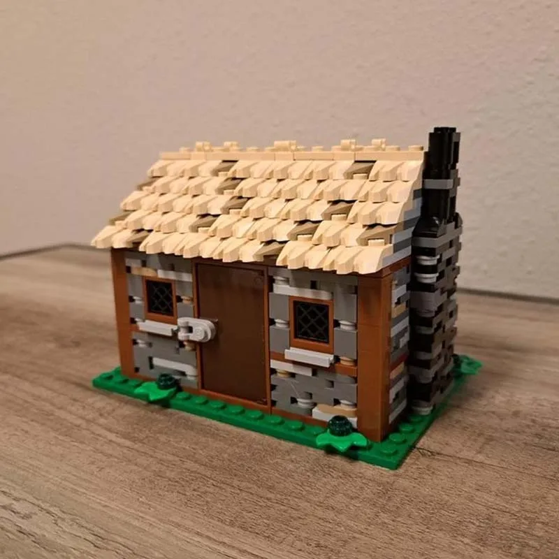 609 ELEMENTÓW MOC Średniowieczny Dom Przytulny Modułowy Model Architektoniczny Klocki Konstrukcyjne Układanka Zabawki Oryginalne Klocki Prezent na Święta