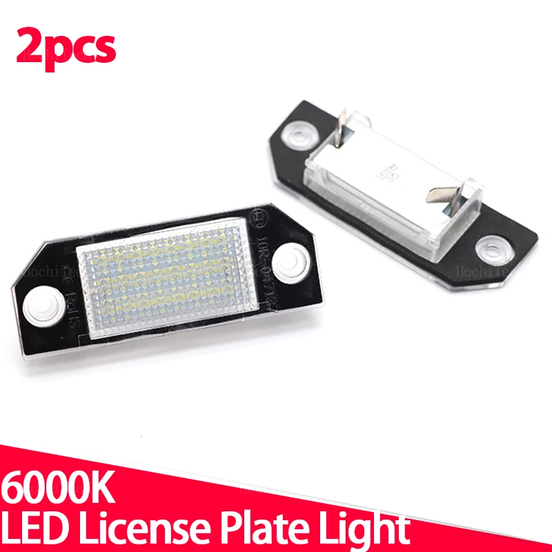 LED Number Plate Light Error Free License Plate Lamp For Ford Focus 2 MK2 2003-2008 C-MAX