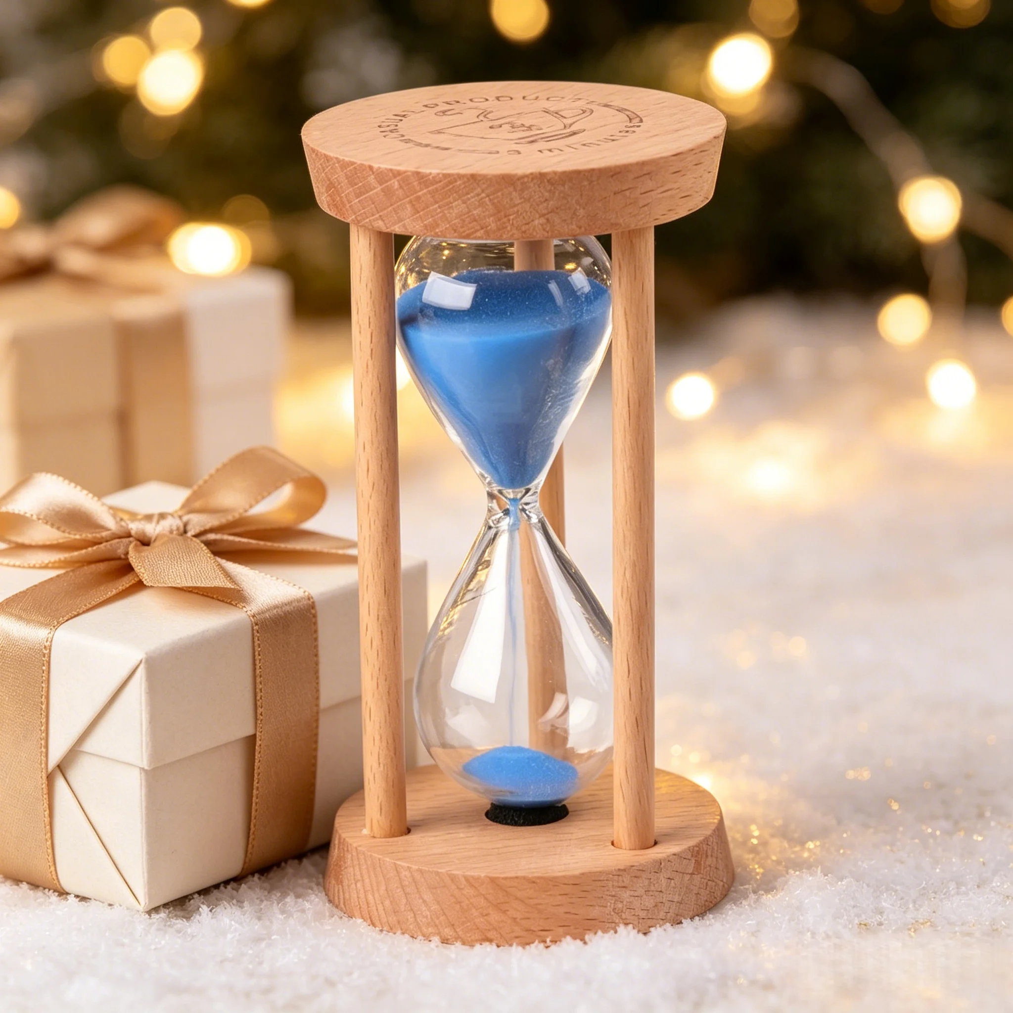 3/5 Minute Wooden Sand Timer Colorful Hourglass for Kids Time Management Kitchen Cooking Study