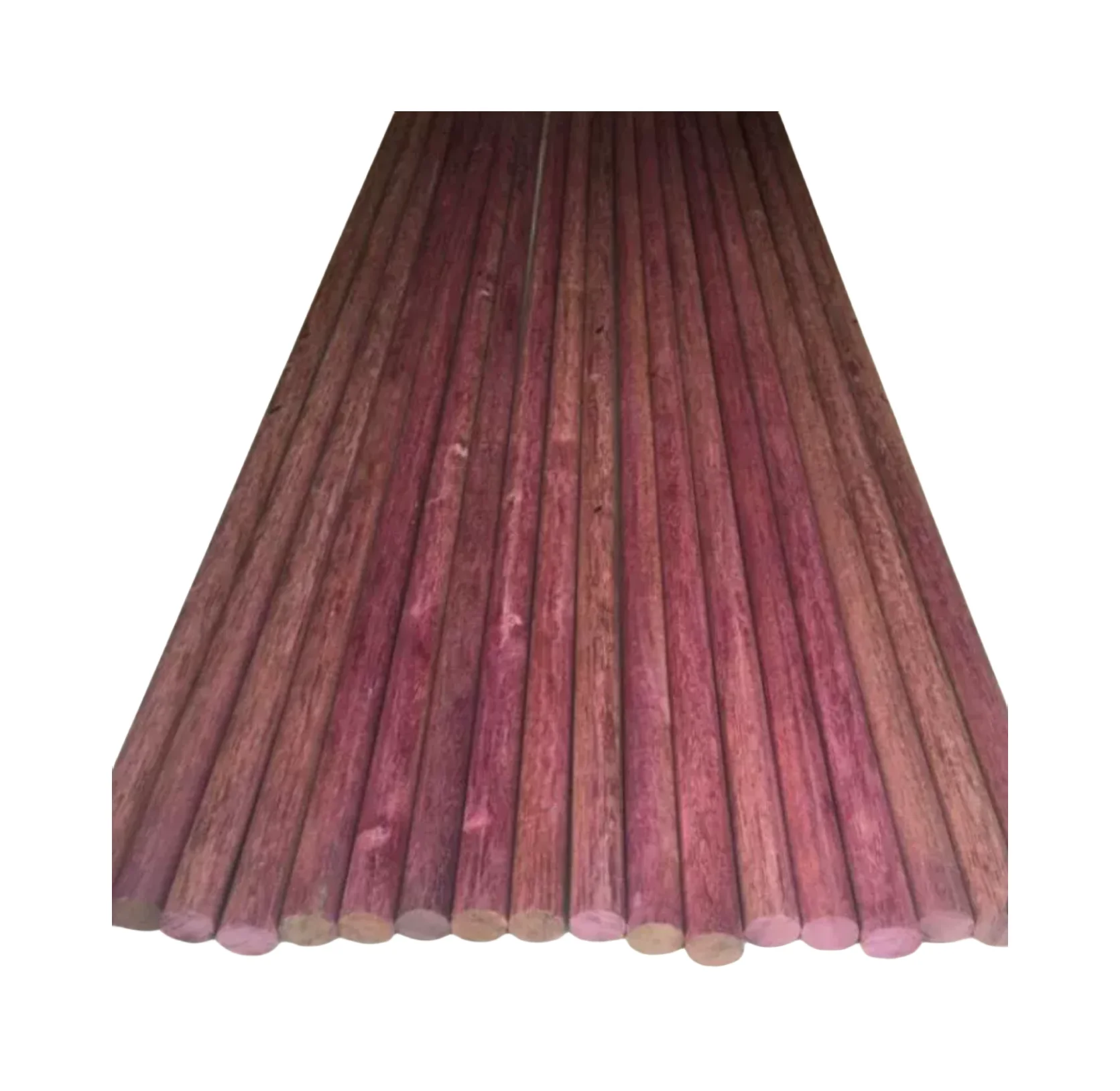 South American purple wood （Peltogyne）DIY Redwood Solid Wood Round Stick