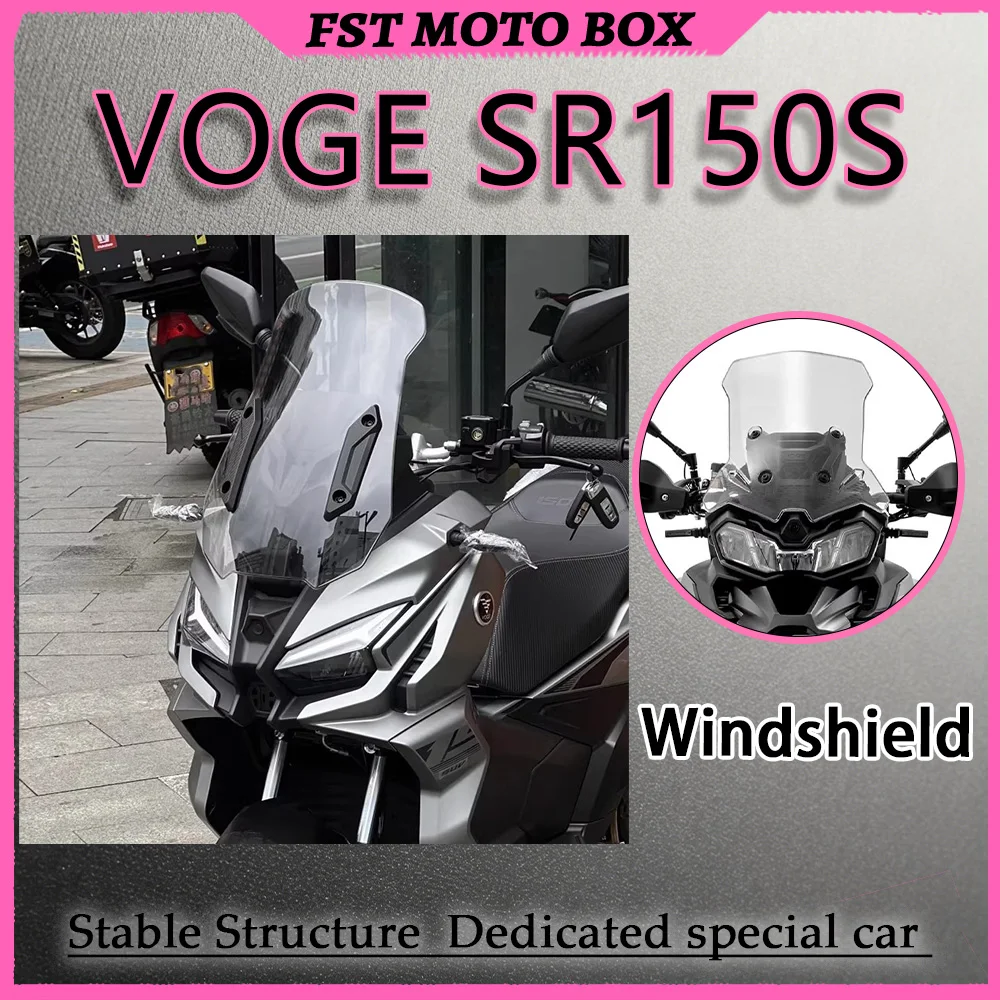 FOR VOGE SR150S Front Windshield Wind Deflecting Modified Lightweight Streamlined Shape Vehicle Body Shell Fit Enhanced Riding