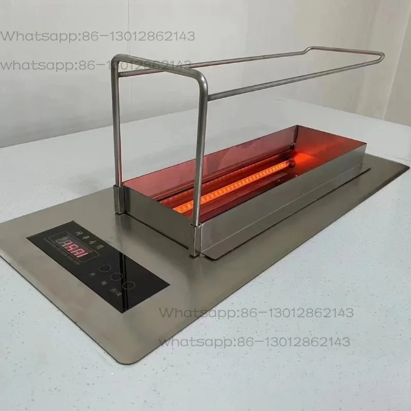 Electric Grill, Flip Skewer, Electric Heating Grill, Automatic Lifting