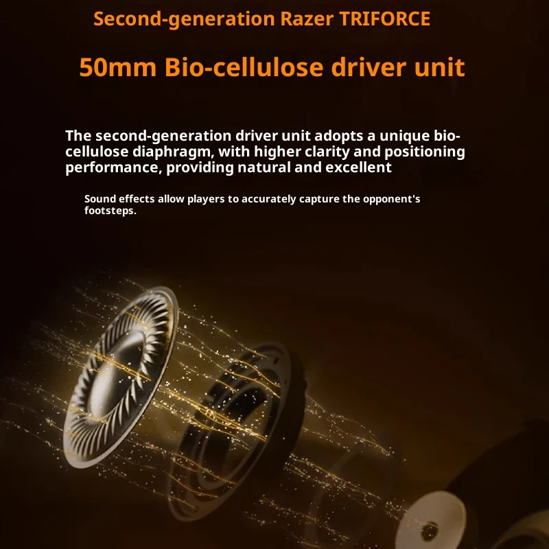 سماعة رأس Razer BlackShark V3 Pro&CS2 لاسلكية للألعاب ذات علامة تجارية مشتركة مع خاصية إلغاء الضوضاء النشطة مع ميكروفون قابل للفصل