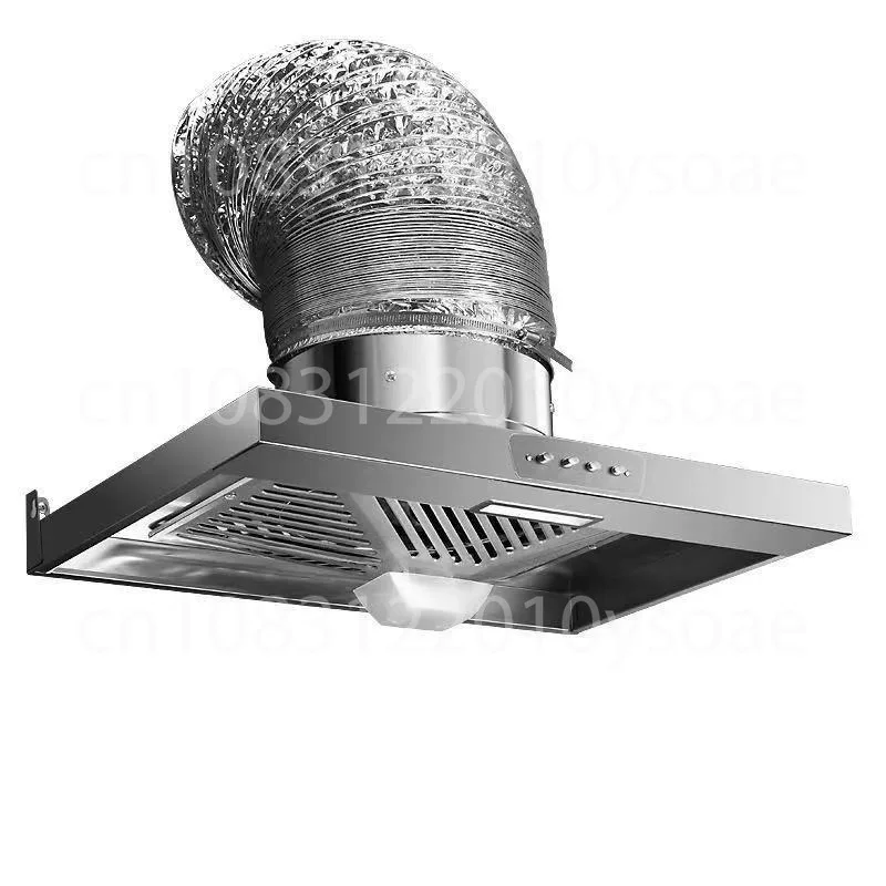 Household Stainless Steel Range Hood Powerful Exhaust Fan For Kitchen Smoke Collection