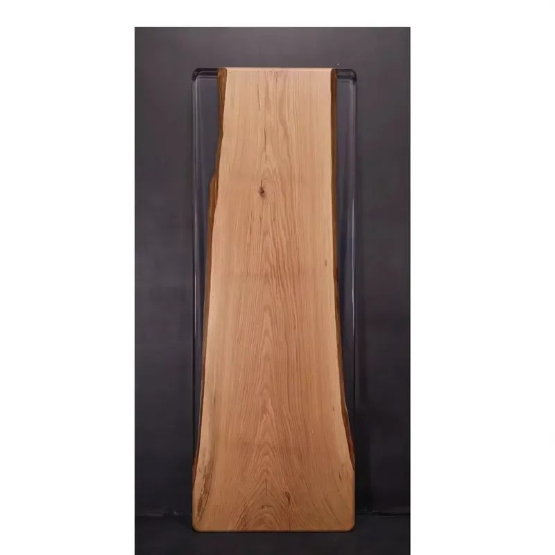 Free Sample Factory Direct Contemporary Solid Wood Epoxy Resin Slab Dining Table for Cafe Workshop Dining Room Furniture
