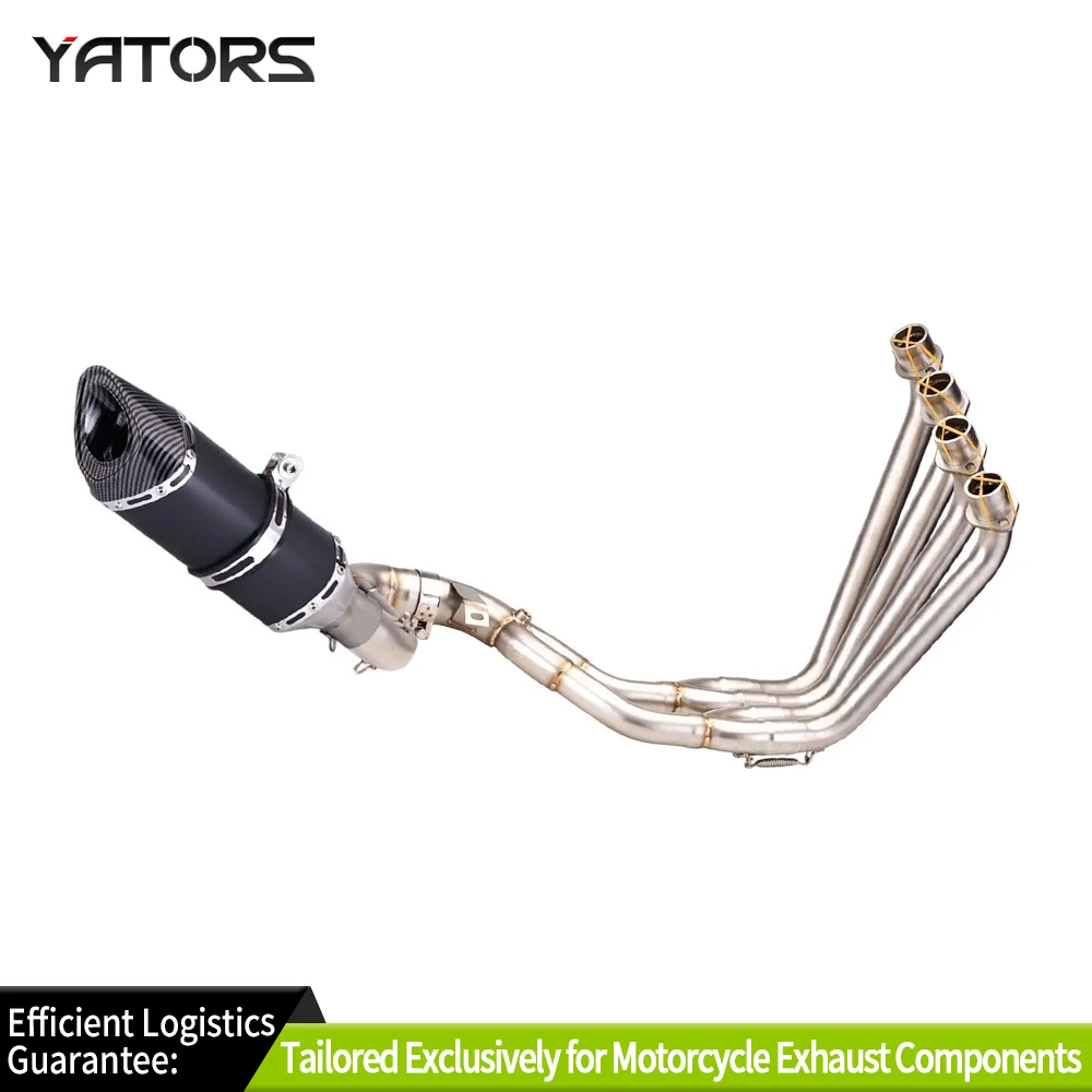 

Exhaust Systems Front Pipe 51MM Muffler For Honda CBR650F CB650R CB650F 2014-2023 Exhausts Pipes