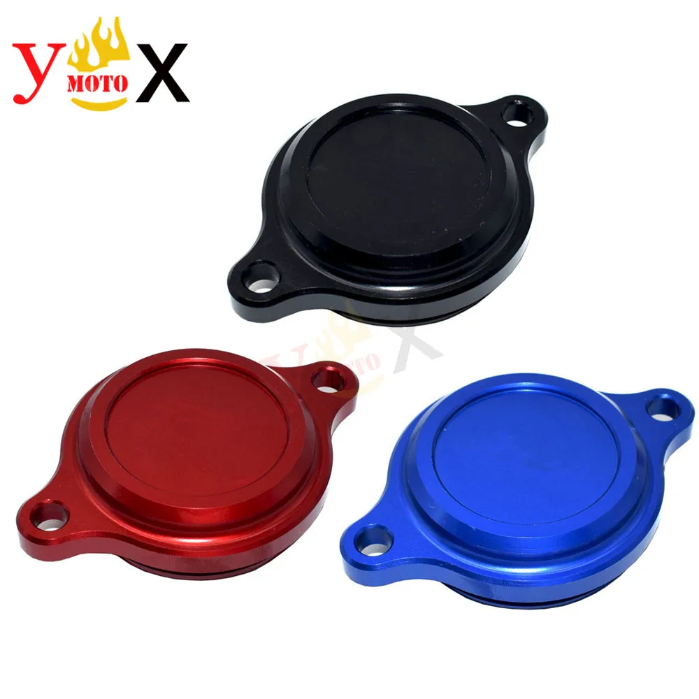 WR 250F/450F YZ 250/450F CNC Oil Filter Cover Protection Guard Decal Cap For Yamaha WR250F WR450F YZ250F YZ250FX YZ450FX 14-22