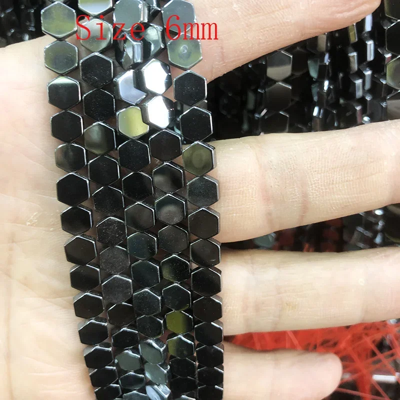 45 Styles Black Hematite Natural Stone Beads Round Loose Beads For Jewelry Making DIY Bracelet Necklace Accessories Beads 2-8mm