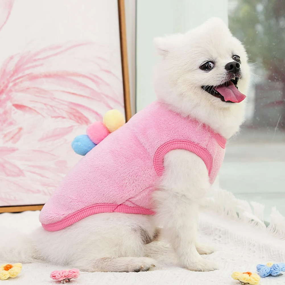 

1Pcs Warm Pet Vest for Dogs Fashionable Winter Costume Lightweight Comfortable Fit Ideal for Walks and Parties Pet Vest