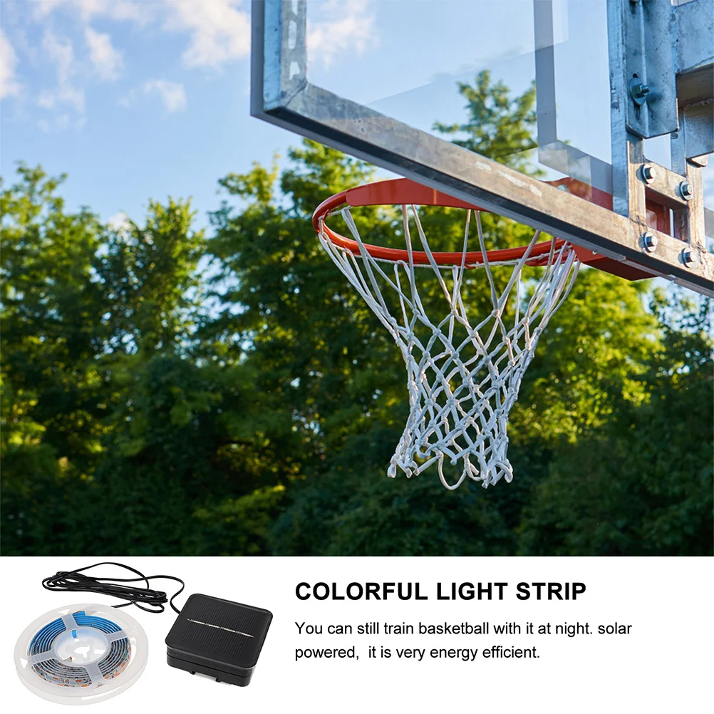 

Basketball Frame Led Strip Light Outdoor Solar Powered Waterproof Lamp For Party Celebration Decorative Lighting Accessory