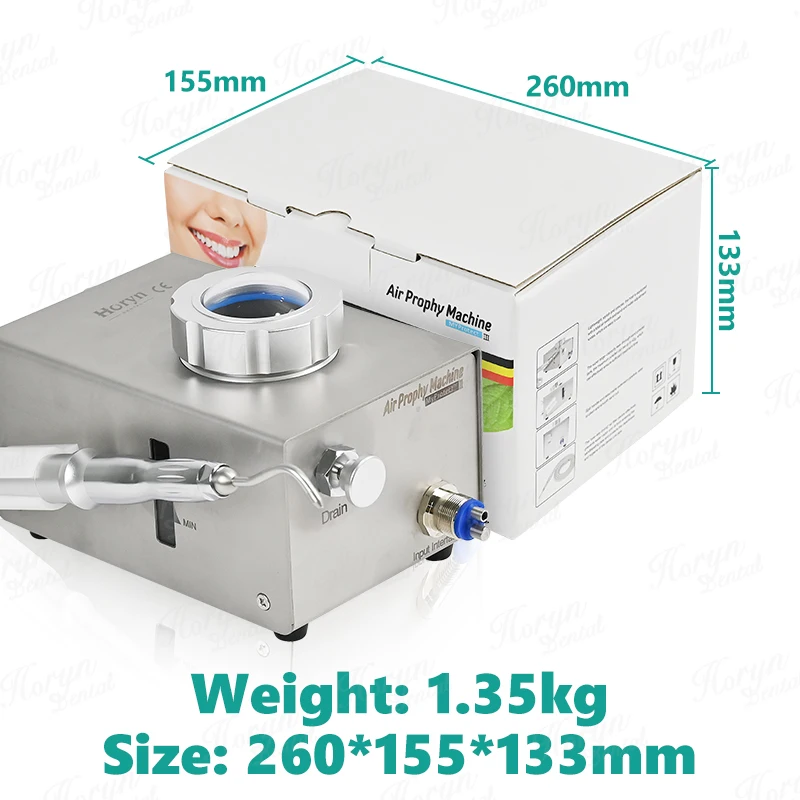 den tal Reinigung der Sandstrahlmaschine Polieren den tal Luftpoliergerät Ausrüstung Reinigung der Zähne für die Klinik