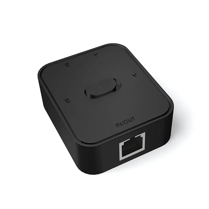 

Стабильный 2-портовый гигабитный сетевой коммутатор RJ45, разветвитель сети, удлинитель кабеля, селектор, без питания, 2-сторонний адаптер-коннектор