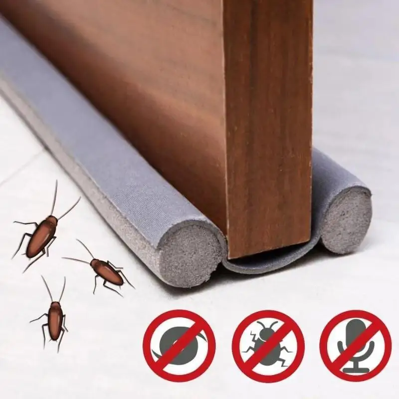 Door Bottom Sealing Strip Windproof And Noise Reducing Sealing Block Soundproof Fiber Sealing Strip Cockroach Proof Wholesale