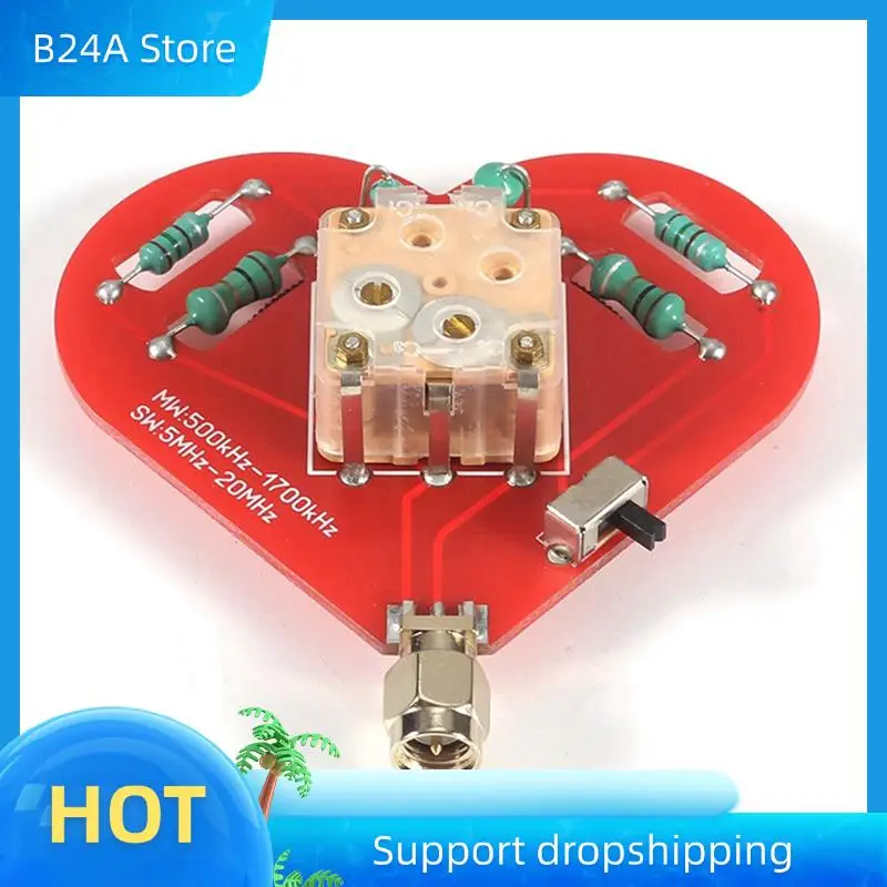 

B24A MW 500Khz-1700Khz SW 5Mhz-20Mhz Medium And Short Wave Antenna Three-Axis Magnetic Field Antenna Non-Directional Antenna