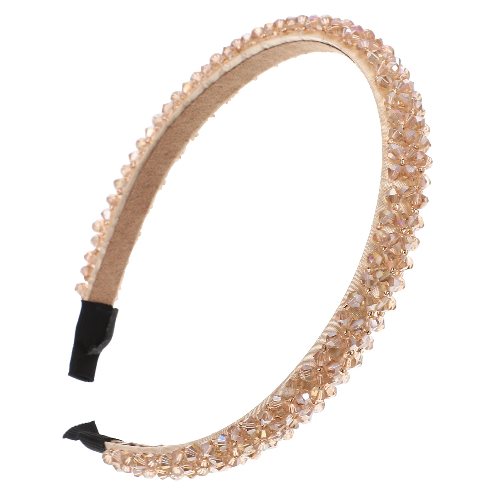 Beaded Headband Vintage Elegant Headdress For Women Party Banquet Headbands Hair Decor Accessory