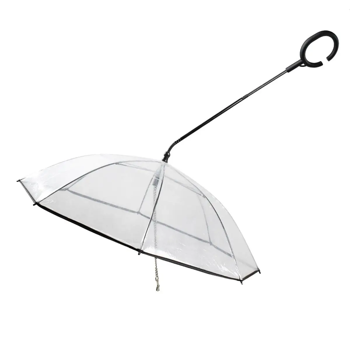 

Transparent Pet Umbrella Dog Umbrella Pet Supplies Adjustable Rain Dog Walking Leash