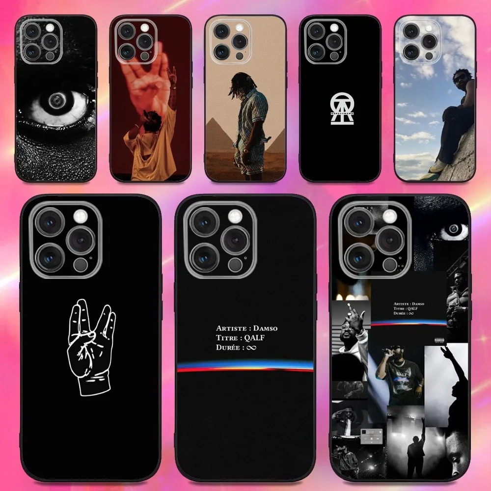 

Damso Rapper Phone Case For iPhone 16,15,14,13,12,11,Pro,Max,Plus,X,XS,XR,SE,8,7,Mini,Soft Silicone Black Case