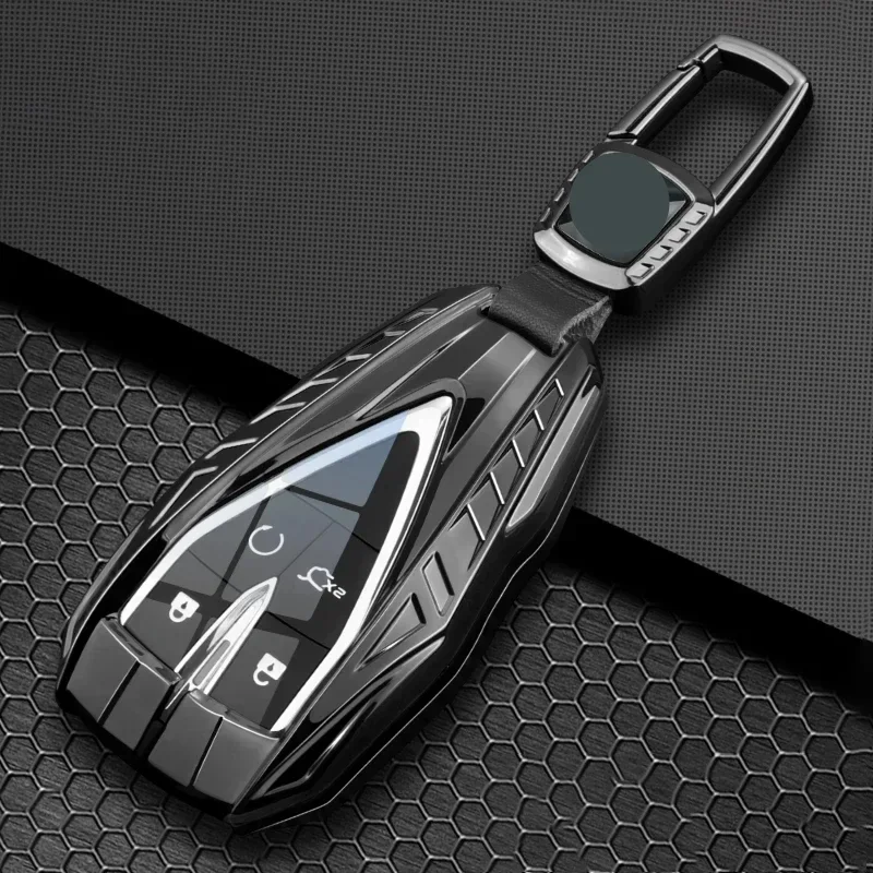 

Metal Car Remote Key Case Cover Shell Bag Holder Fob For Changan New Eado Plus CS75PLUS UNI-K UNI-T CS35PLUS CS55PLUS UNIV 2024