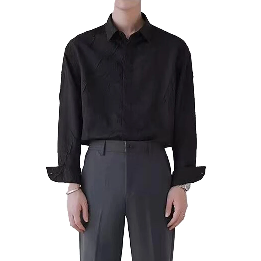 

Business Wear Men Casual Shirt Casual Attire Comfortable Fit New Condition Business Casual Men Wear Casual Outing