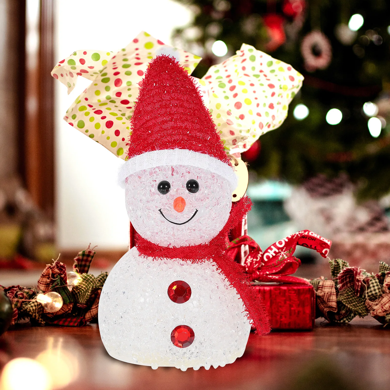 LED Schneemann Weihnachtsdekoration Weihnachten Party Licht Weihnachtslampe Schneemann LED dekoratives Nachtlicht dekorative Weihnachtslampe