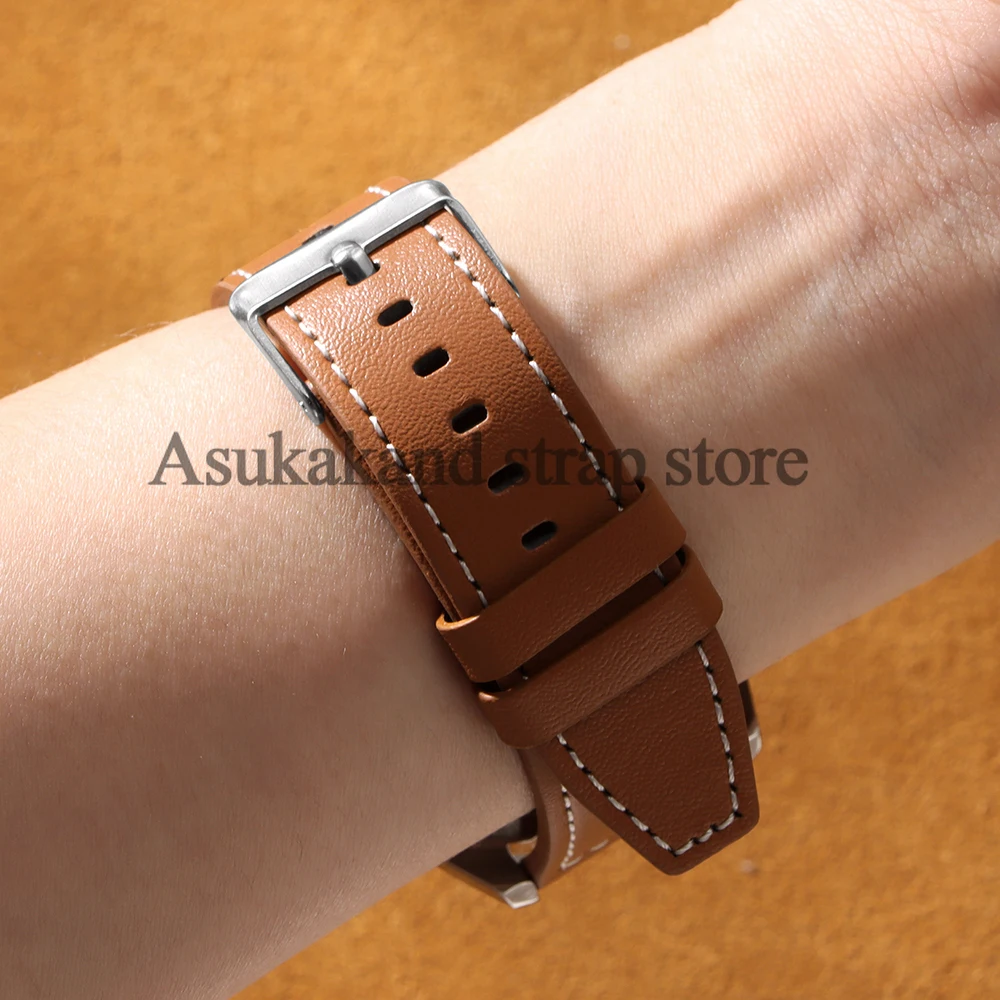 20 مللي متر 22 مللي متر حزام ساعة من الجلد الناعم لهواوي GT5 GT4 GT3 هواوي في نهاية المطاف خمر معصمه الرجال النساء الإفراج السريع سوار الفرقة