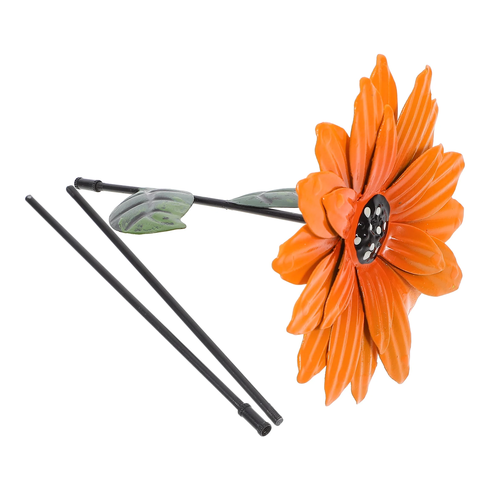 

Artificial Sunflower Yellow Plant Insert Outdoor Decor Yard Garden Lawn Metal Stakes Ground Decor Pathway Patio namentFlower