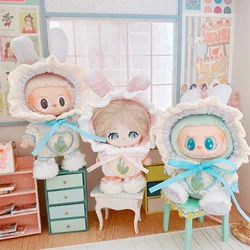 Cute Mini Idol Doll Clothes , Kawaii Soft Princess Bunny Suit, Plush Doll Accessories, Can Changing Clothes, Games Gifts, 10cm