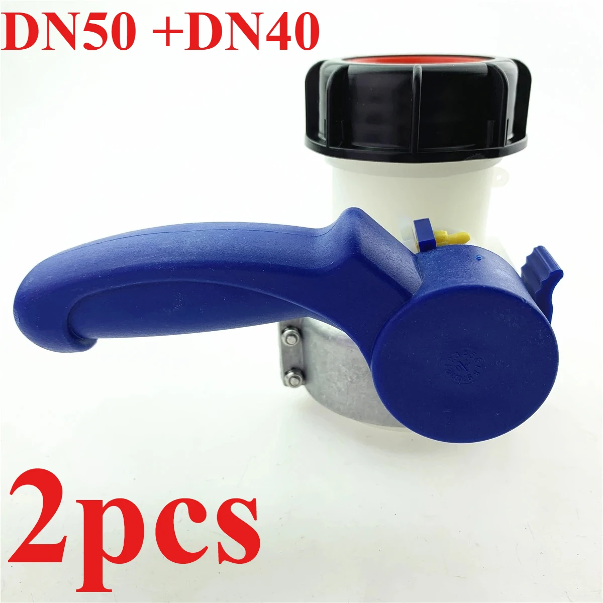 2pcs for Barrel Valve Ton Barrel Valve Acid And Alkali Resistant Ball Butterfly Valve DN50 + DN40 Ball Accessories
