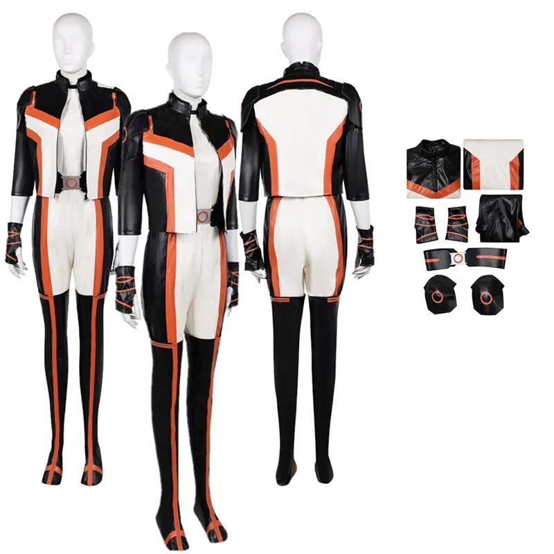 

Hawkgirl Cosplay Costume Shiera Fantasia Sanders Jumpsuit Adult Women Coat Gloves Belt Outfits Halloween Carnival Party Suit