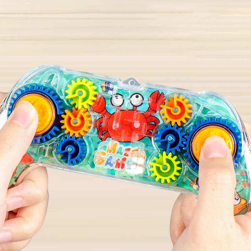 面白い 3D ギア迷路マジック透明バランスボールモンテッソーリ教育玩具ローリングボールストレス解消おもちゃ子供のため