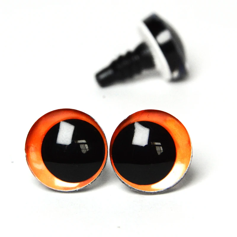20 Stück 16 mm, 18 mm, 20 mm, 25 mm, 30 mm, Cartoon-3D-Glitzer-Spielzeugpuppe, Pupillenaugen mit Unterlegscheibe – Farbgrößenoption – Detail 3